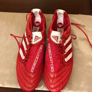 adidas Red Predator Athletic Shoes